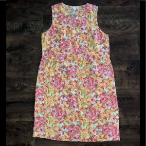 J. Jill Love Linen Sleeveless Tunic Style Dress